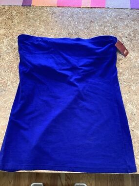 FIRM PRICE ROYAL BLUE STRAPLESS TUBE TOP